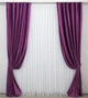 Комплект готовых штор VR-Textil Бархат № 890ш Сливовый 100х290 см 2 шт (31-298) - изображение 2