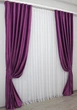Комплект готовых штор VR-Textil Бархат № 890ш Сливовый 100х290 см 2 шт (31-298) - изображение 3