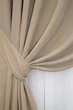 Комплект готових штор VR-Textil Мікровелюр SPARTA № 840ш Темно-бежевий 100х285см 2 шт (31-331) - зображення 5
