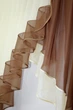 Кухонная занавеска VR-Textil № 023к коричневый с бежевым 150х150 см (50-950) - изображение 5