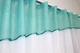 Кухонна фіранка VR-Textil № 047к бірюзовий з білим 280х170 см (50-460) - зображення 4