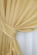 Комплект готовых штор VR-Textil Атлас Монорей № 801ш Золотистый 150х270 см 2 шт (30-585) - изображение 4