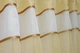 Кухонная занавеска VR-Textil № 018к штора и тюль с ламбрекеном золотистый с белым 280х170 см (52-0060) - изображение 5