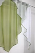 Кухонная занавеска VR-Textil № 009к оливковый с белым 270х140 см (59-492) - изображение 5