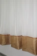 Кухонная занавеска VR-Textil № 047к коричневый с молочным 270х170 см (50-777) - изображение 4