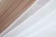 Кухонные шторки VR-Textil № 096к с подвязками какао с белым 400х170 см (50-983) - изображение 4