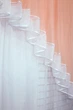 Кухонный комплект VR-Textil № 062к шторка с ламбрекеном персиковый с белым 200х170 см (50-089) - изображение 4