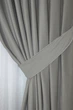 Комплект готовых штор VR-Textil Бархат № 1151ш Серый 100х290 см 2 шт (31-527) - изображение 4