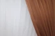 Кухонные шторки VR-Textil № 060к "Дуэт" с подвязками белый с коричневым 330х170 см (50-346) - изображение 5