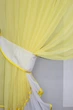 Кухонный комплект VR-Textil № 070к шторка с ламбрекеном желтый с белым 200х170 см (50-337) - изображение 3
