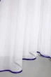 Кухонный комплект VR-Textil № 051к тюль и шторки с подвязками фиолетовый с белым 280х170 см (50-078) - изображение 5