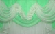 Кухонный ламбрекен VR-Textil № 072к мятный с белым 200х155 см (50-109) - изображение 2