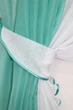 Кухонные шторки VR-Textil № 096к с подвязками бирюзовый с белым 400х170 см (50-805) - изображение 3