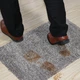 Придверный коврик впитывающий Absorbs Mud Like Magic Super Clean Mat 0553/FA-4072 прямоугольный Серый - изображение 5