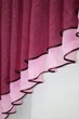 Кухонный ламбрекен VR-Textil № 022к бордовый с розовым 200х150 см (50-957) - изображение 5