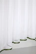 Кухонный комплект VR-Textil № 051к тюль и шторки с подвязками оливковый с белым 270х170 см (50-243) - изображение 5