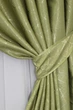 Комплект готових штор VR-Textil Льон Савана № 637ш Оливковий 150х270 см 2 шт (30-393) - зображення 4