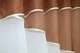 Кухонные шторы VR-Textil № 091к с ламбрекеном и подвязками коричневый с молочным 280х170 см (50-274) - изображение 4