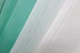Кухонные шторы VR-Textil № 017к комбинированные с подвязками бирюзовый с белым 265х170 см (50-112) - изображение 5