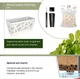 Вазон Idel Flowerbox 40 см Сірий/білий (730034) - зображення 5