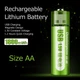Аккумулятор USB AA 1800mwh 1.5v Lithium Ion Li-Ion - перезаряжаемая батарея 2 шт Doublepow - изображение 7