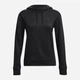 Худи теплое женское Under Armour Fleece LC Hoodie 1373055-001 M Black (196039072795) - изображение 5