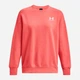 Свитшот на флисе женский Under Armour Essential Flc Os Crew 1379475-690 XS Красный (196883848607) - изображение 5