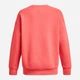 Свитшот на флисе женский Under Armour Essential Flc Os Crew 1379475-690 XS Красный (196883848607) - изображение 6