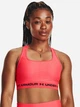Спортивный топ для бега женский Under Armour Crossback Mid Bra 1361034-629 S (196884236298) - изображение 1