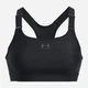 Спортивний топ для бігу жіночий Under Armour Ua Hg Armour High 1379195-001 M Чорний (196883751082) - зображення 11