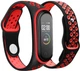 Ремінець BeCover Vents Style для Xiaomi Mi Smart Band 5/Mi Smart Band 6 Black-Red (705153) - зображення 3