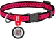 Нашийник для собак нейлоновий Collar WAUDOG Nylon з QR паспортом, малюнок "Кавун", пластиковий фастекс, XS, Ш 10 мм, Дов 20-30 см (5226) - зображення 1
