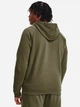 Толстовка на флисе, на молнии мужская Under Armour UA Rival Fleece FZ Hoodie 1379767-390 S Оливковая (196884196776) - изображение 2