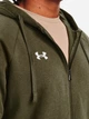 Толстовка на флисе, на молнии мужская Under Armour UA Rival Fleece FZ Hoodie 1379767-390 S Оливковая (196884196776) - изображение 4