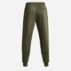 Спортивные штаны утепленные мужские Under Armour Ua Rival Fleece Joggers 1379774-390 M Оливковые (196884175313) - изображение 6