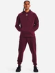 Спортивные штаны утепленные мужские Under Armour Rival Fleece Joggers 1379774-600 S Бордовые (196884200183) - изображение 3