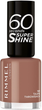 Rimmel 60 Seconds Super Shine 101 Taupe Throwback lakier do paznokci 8 ml (3616301265184) - obraz 1