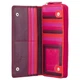 Женский кошелек Visconti RB55 Honolulu (Plum/Multi) бордовый - изображение 3