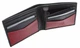 Чоловічий шкіряний гаманець Visconti VSL20 BLK/RED з RFID чорний з червоним - зображення 4