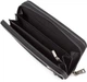 Чёрный кожаный клатч на две молнии Marco Coverna 5902B (JP) black - изображение 4