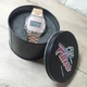 Женские кварцевые часы Casio A168 Золотистый (KG-7831) - изображение 5