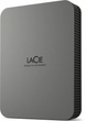 Dysk twardy LaCie Mobile Drive 2TB STLR2000400 2.5 USB Type-C Zewnętrzny Szary - obraz 2