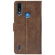 Чохол-книга Crazy Horse Clasic для Motorola E7 Power / E7i Power Brown (Front) (46519) - зображення 3