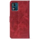 Чохол-книга Crazy Horse Clasic для Motorola E13 Red Wine (Front) (47816) - зображення 3