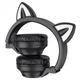 Беспроводные накладные наушники Borofone BO18 Cat ear черные - изображение 2