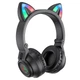 Беспроводные накладные наушники Borofone BO18 Cat ear черные - изображение 3