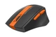 Мишка бездротова A4Tech FG30 Black/Orange USB - зображення 4