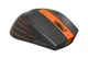 Мишка бездротова A4Tech FG30 Black/Orange USB - зображення 5