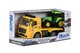 Машинка інерційна Same Toy Truck Тягч Жовтий із трактором зі світлом і звуком 98-615AUt-1 - зображення 4
