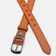 Ремень женский из натуральной кожи Laras CV10ZK-008g-ginger 105 см Оранжевый (ROZ6400176532) - изображение 3